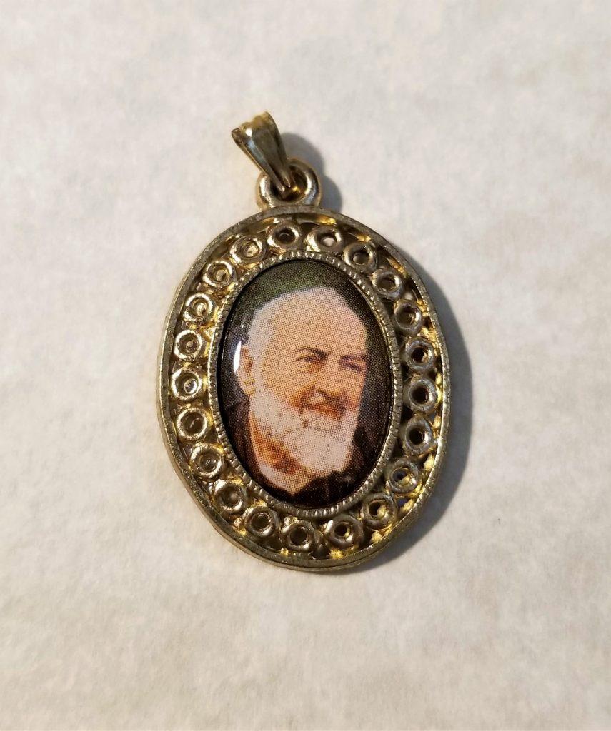 Padre Pio Gold-Tone Pendant - Padre Pio Foundation of America